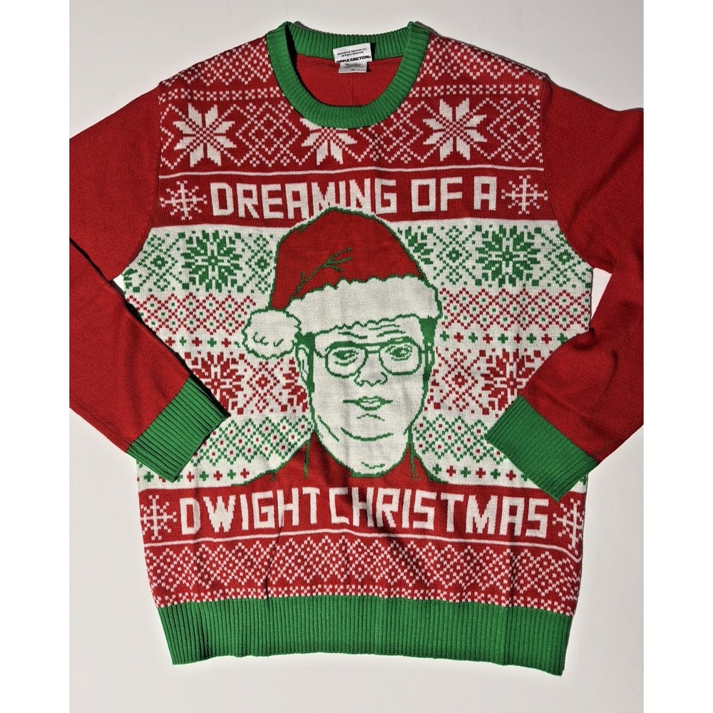 Ripple Junction The Office UnisexPullover Sweater Dreaming of A Dwight Christmas